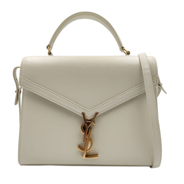 SAINT LAURENT Saint Laurent Cassandra Medium bag in beige leather new collection