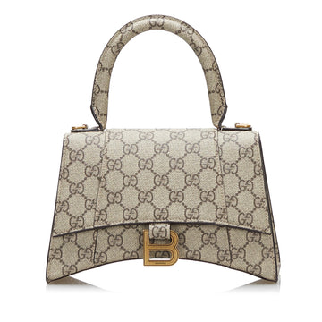 Gucci 2021 The Hacker Project Small GG Supreme Hourglass Satchel