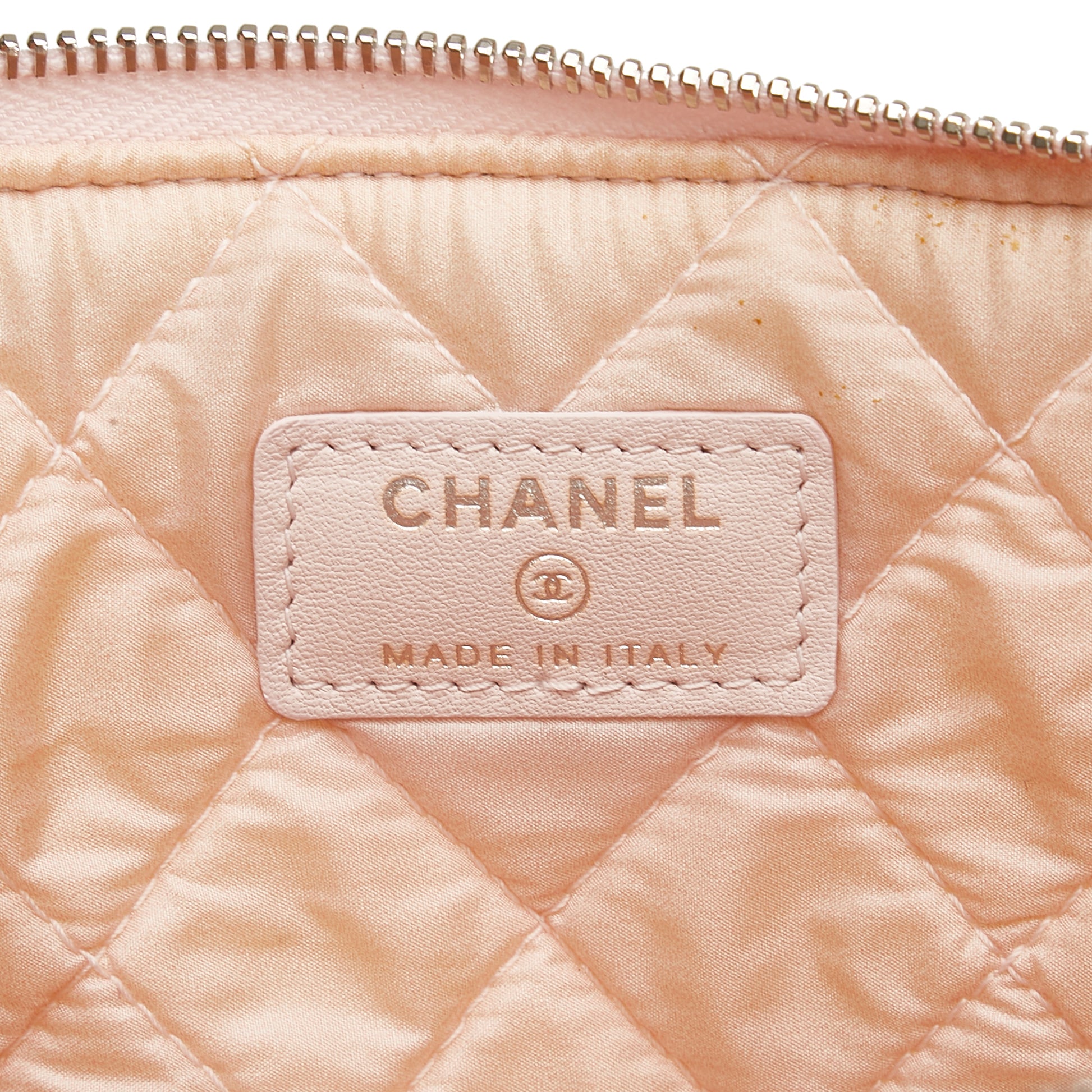 Chanel Large Raffia Deauville O Case Clutch Bag
