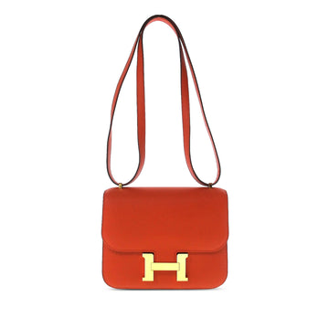 HERMES Epsom Mini Constance 18 Crossbody Bag