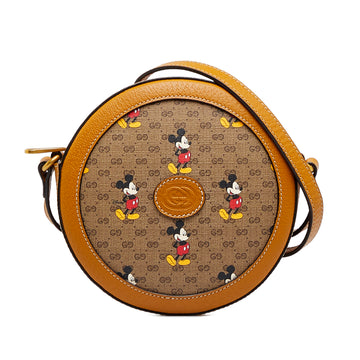 GUCCI x Disney Micro GG Mickey Mouse Round Crossbody Crossbody Bag