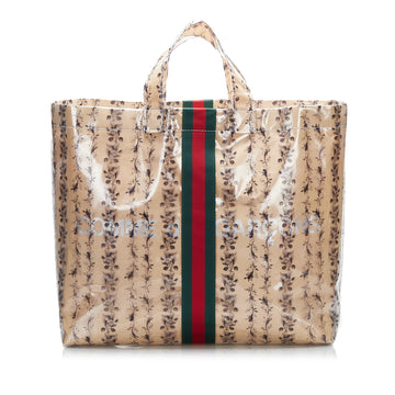 Gucci x COMME des GARCONS Floral Web Shopper Tote Tote Bag