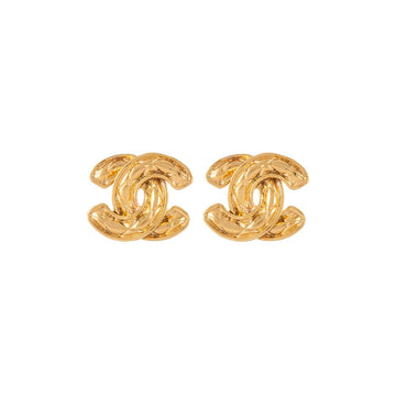CHANEL 1980s  Chanel Quilted Clip-On Earrings