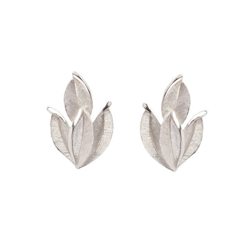 TRIFARI 1960s  Trifari Leaf Clip-On Earrings