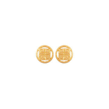 GIVENCHY 1980s  Givenchy Logo Clip-On Earrings