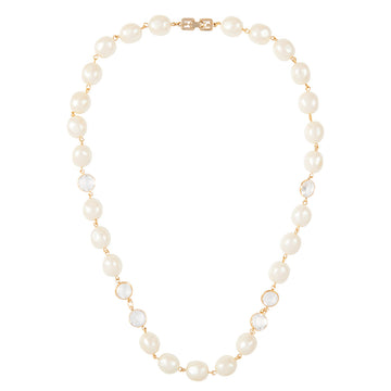 GIVENCHY 1990s  Givenchy Faux Pearl Necklace