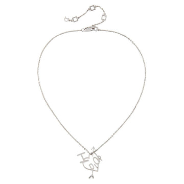 CHRISTIAN DIOR 1990s  Christian Dior Tattooed Heart Necklace
