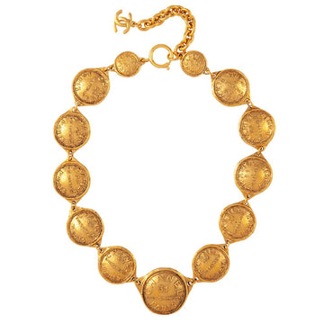 CHANEL 1980s  Chanel Coin Necklace
