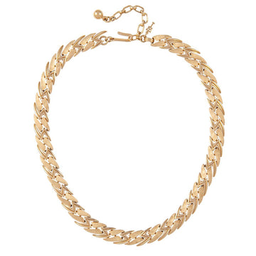 TRIFARI 1960s  Trifari Textured Links Collar Necklace