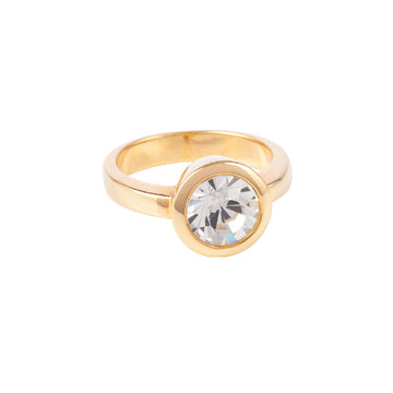VINTAGE 1980s  Solitaire Ring