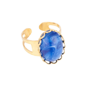 VINTAGE 1990s  Sapphire Coloured Ring