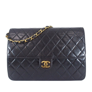 Chanel Classic Lambskin Single Flap Shoulder Bag