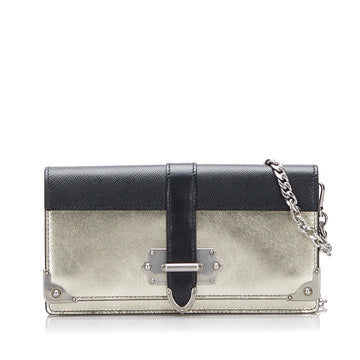 Prada Cahier Wallet On Chain Crossbody Bag