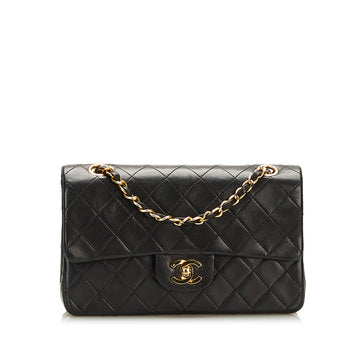 Chanel Classic Lambskin Double Flap Shoulder Bag