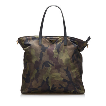 Prada Tessuto Camouflage Tote Bag