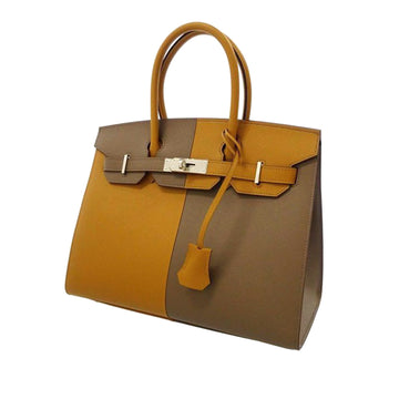 Hermes Epsom Sellier Bicolor Birkin 30 Handbag