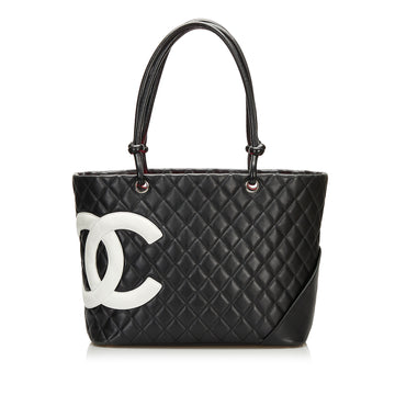 Chanel Large Cambon Ligne Lambskin Tote Bag