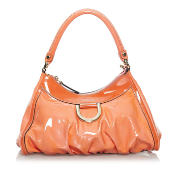 Gucci Abbey D-Ring Patent Leather Shoulder Bag