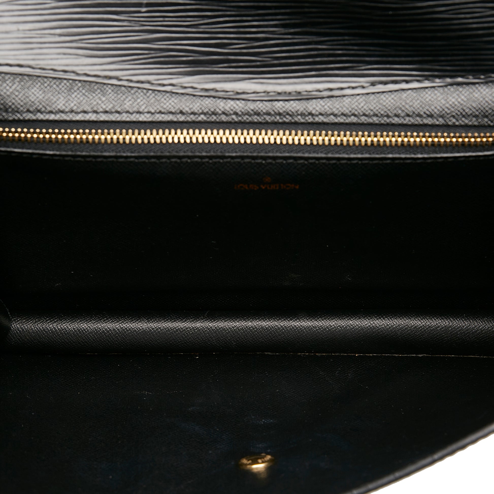 Louis Vuitton 2000s Brown Epi Leather Briefcase Clutch · INTO