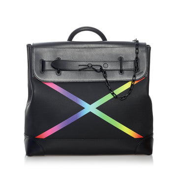 Louis Vuitton Taiga Rainbow Steamer PM Satchel