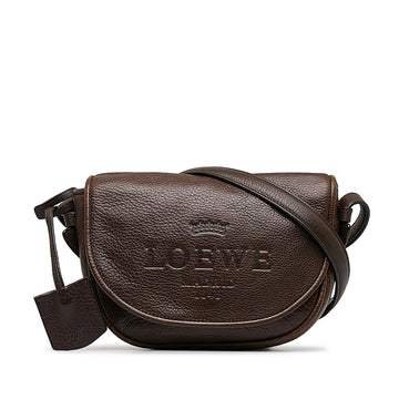 LOEWE Leather Heritage Crossbody Bag