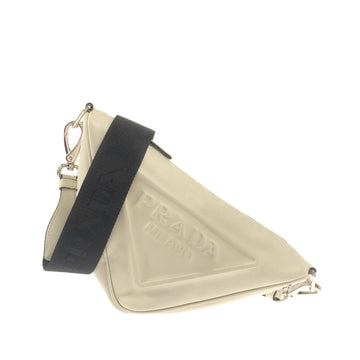 PRADA Glace Lux Triangle Crossbody Bag