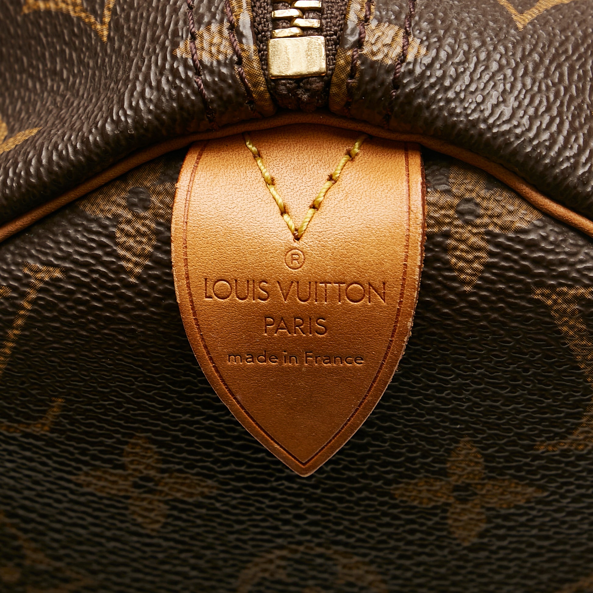 Louis Vuitton Speedy 30 Womens Boston bag M41108 Brown Cloth ref