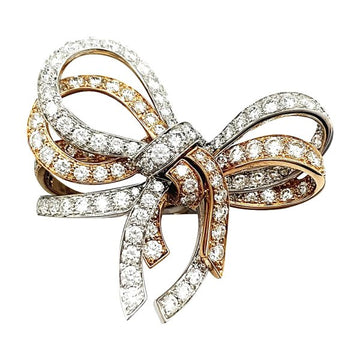 Van Cleef & Arpels gold ring, Double Noeud collection.