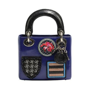 DIOR Mini Lady Bag - Embroidered Badges - Limited Edition Ss2014