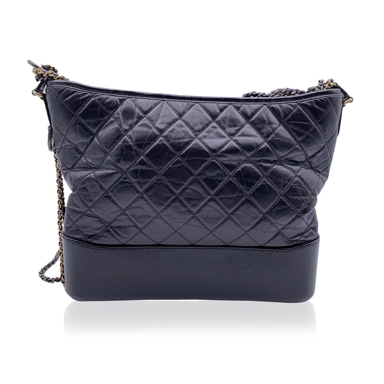 CHANEL, Bags, Chanel Bucket Gabrielle Small Black Leather Crossbody Bag