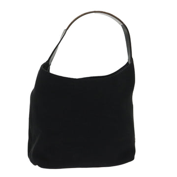 GUCCI Shoulder Bag Nylon Black Auth ac2028
