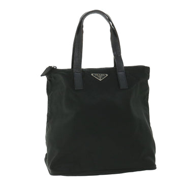 PRADA Hand Bag Nylon Black Auth ac2289