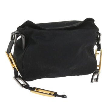 FENDI Shoulder Bag Nylon Black Auth ac2440