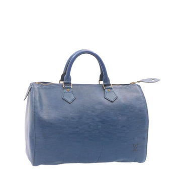 Louis Vuitton EPI Dauphine PM Pouch Blue M48445 LV Auth 40379, Women's
