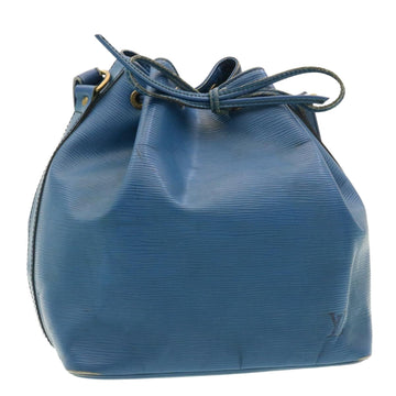 LOUIS VUITTON Epi Petit Noe Shoulder Bag Blue M44105 LV Auth ai182