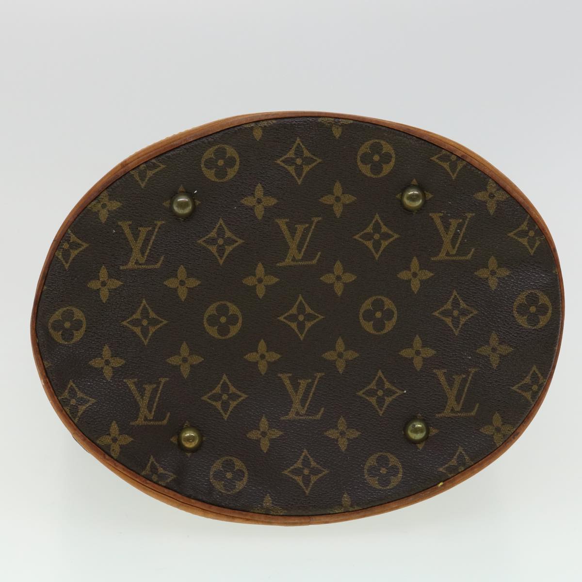 Authentic Louis Vuitton Monogram Bucket GM Shoulder Bag M42236