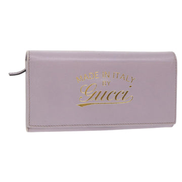GUCCI Swing Wallet Leather Purple 310021 Auth am4638
