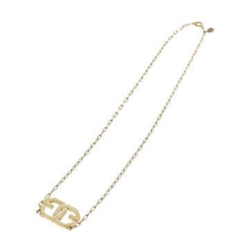 GIVENCHY Necklace Metal Gold Tone Auth am4866