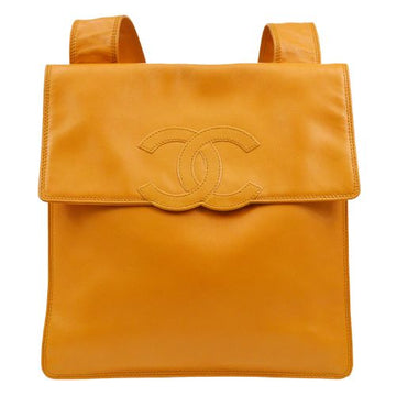 CHANEL 2000 CC Logo Cross Body Shoulder Bag Orange ao23636