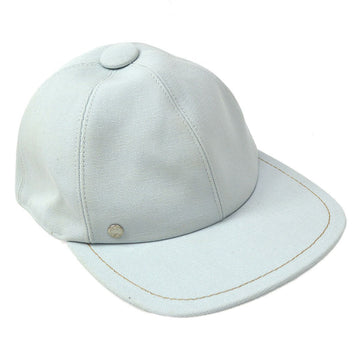 HERMES Hat Cap Headwear Light Blue ao31969