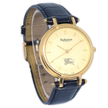 Burberrys Vintage Quartz Watch Gold Plated ao32310