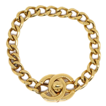 CHANEL 1996 Gold CC Turnlock Bracelet ao32755