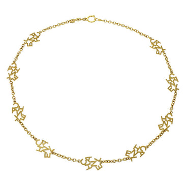 CHANEL★ Charm Gold Chain Pendant Necklace ao33312