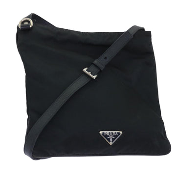 PRADA Shoulder Bag Nylon Black Auth ar10188