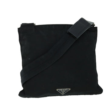 PRADA Shoulder Bag Nylon Black Auth ar10193