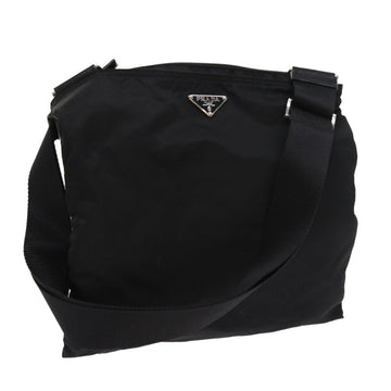PRADA Shoulder Bag Nylon Black Auth ar10277