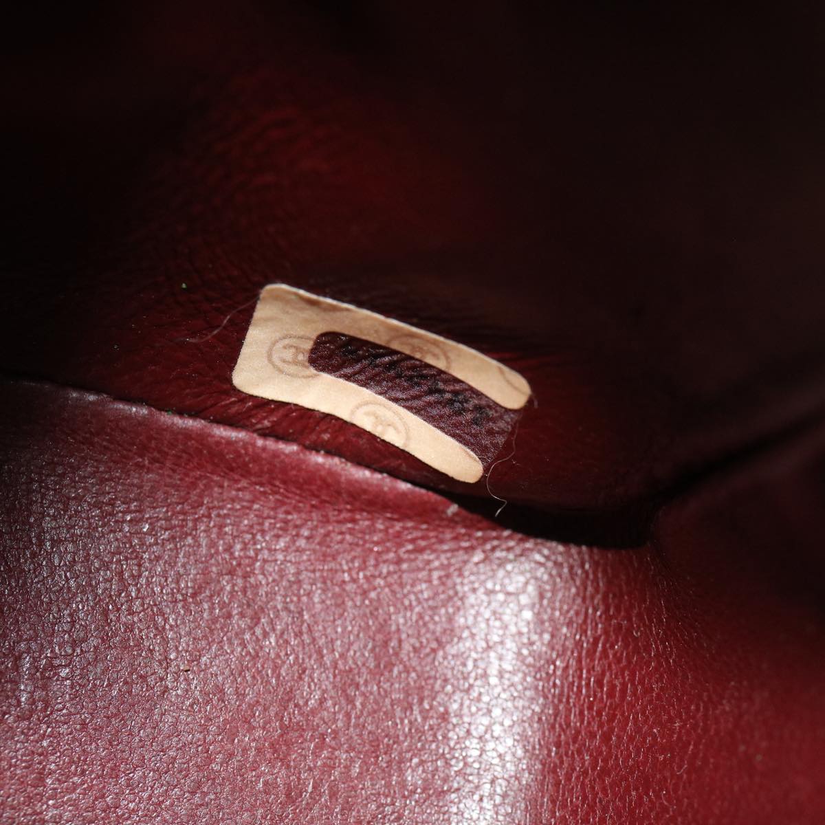 CHANEL Mini Matelasse Chain Flap Shoulder Bag Enamel Black Gold CC Aut