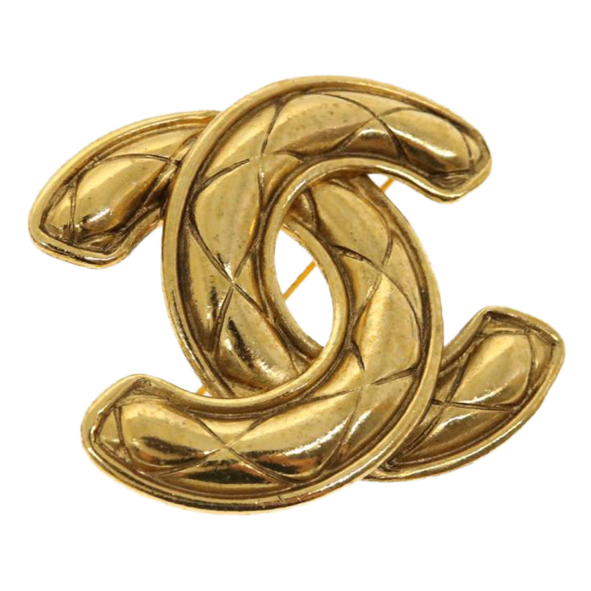 Chanel Brooch , Gold, One Size
