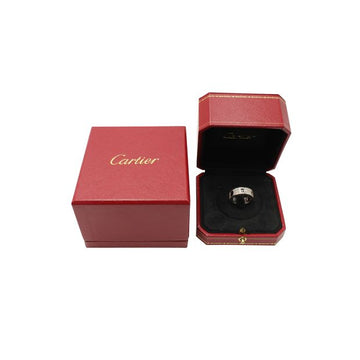 CARTIER Love Ring In White Gold With Black Ceramic And Diamonds