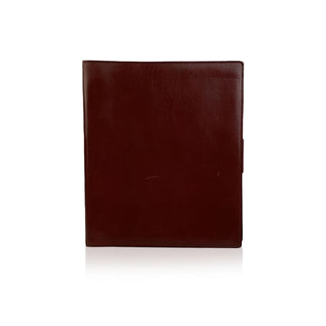 GUCCI Vintage Burgundy Leather 5 Ring 1976 Agenda